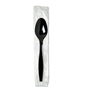 PRODUCTS | Dixie Individually Wrapped Heavyweight Polystyrene Teaspoons - Black (1000/Carton)