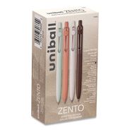 PRODUCTS | uni-ball Medium 0.7 mm Zento Retractable Gel Pen - Black Ink, Assorted Barrel Colors (1-Dozen)