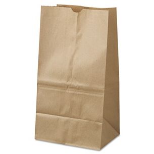 STORAGE AND ORGANIZATION | General 40-lb. Capacity #25 Squat Grocery Paper Bags - Kraft (500 Bags/Bundle)
