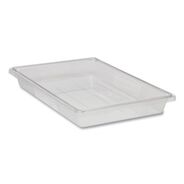 FOOD SERVICE | Rubbermaid Commercial 5 Gallon 26 in. x 18 in. x 3.5 in. Food/Tote Boxes - Clear