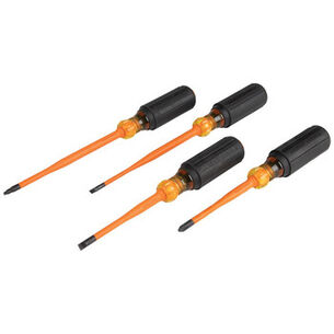 PRODUCTS | Klein Tools 33734INS 1000V Slim Tip Insulated Screwdriver Set (4-Piece)