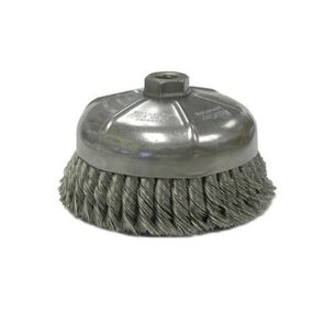 PRODUCTS | Weiler 12376 6 in. Single Row Knot Wire Cup Brush