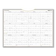 OFFICE AND OFFICE SUPPLIES | AT-A-GLANCE 12-Month (Jan to Dec): 2026 24 in. x 18 in. WallMates Self-Adhesive Dry Erase Yearly Planning Surfaces - White/Gray/Orange Sheets