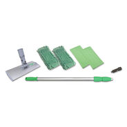 PRODUCTS | Unger SpeedClean Aluminum Window Cleaning Kit - Silver/Green