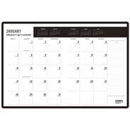 PRODUCTS | House of Doolittle 29102 11 in. x 8.5 in. 12-Month (Jan-Dec 2026) 100 Percent Recycled Deco Days Monthly Planner - Black/Gold Cover