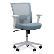OFFICE FURNITURE AND LIGHTING | Alera 17.32 in. to 21.1 in. Seat Height Mesh Back Task Chair Supports Up to 275 lb - Seafoam Blue Seat/Back