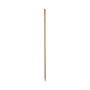 CLEANING TOOLS | Boardwalk BWK137 Heavy-Duty Threaded End Lacquered Hardwood 1.13 in. Diameter x 60 in. Broom Handle - Natural