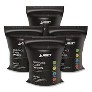 CLEANING CLOTHS | Gritt Commercial GRI5RW4 Surface Care Wipes, 1-Ply, 6 x 8, Fresh, White, 800/Pack, 4 Packs/Carton