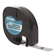 LABELS | DYMO LetraTag 0.5 in. x 13 ft. Plastic Label Tape Cassette - Clear