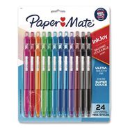 PENS PENCILS AND MARKERS | Paper Mate InkJoy 300 RT Ballpoint Pen Retractable Medium 1 mm Assorted Ink and Barrel Colors 24/Set