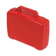 DESK ACCESSORIES AND OFFICE ORGANIZERS | Deflecto 39506RED Little Artist Antimicrobial Storage Case - Red