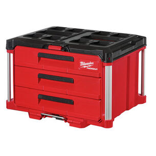  | Milwaukee PACKOUT 50 lbs. Capacity 3-Drawer Tool Box