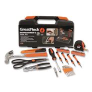 SCREWDRIVERS | Great Neck 12.38 in. x 3 in. x 7.25 in. Homeowner's 39-Piece Tool Set with Carry Case