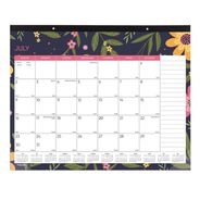 PRODUCTS | Blueline 22 in. x 17 in. 18-Month (Jul 2025-Dec 2026) Academic Desk Pad Calendar - White/Multicolor Sheets/Black Headband