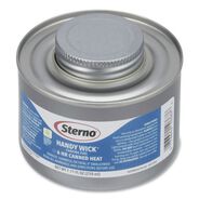 BREAKROOM SUPPLIES | Sterno 6 Hour Burn 7.11 oz Can Methanol Handy Wick Chafing Fuel (24/Carton)