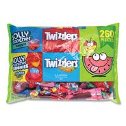 PRODUCTS | National Brand 003400045176 Twizzlers and Jolly Rancher Sweets Assortment Bulk Variety - Assorted Flavors (260/Pack)