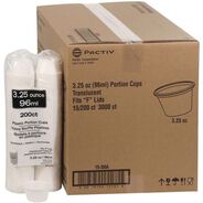 TABLETOP AND SERVEWARE | Pactiv Corp. YS300A 3.25 oz. Plastic Portion Cup - Translucent (3000/Carton)