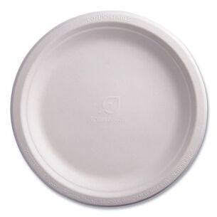 PRODUCTS | Eco-Products 9 in. Renewable Sugarcane Plates - Natural White (50/Pack)