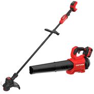OUTDOOR POWER COMBO KITS | Factory Reconditioned Craftsman V20 Lithium-Ion Cordless String Trimmer and Blower Combo Kit (5 Ah)