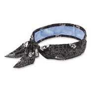 COOLING GEAR | Ergodyne Chill-Its 6700CT One Size Fits Most Cooling Bandana PVA Tie Headband - Skulls