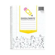 PRODUCTS | Roaring Spring 11.25 in. x 9.25 in. 60-Sheets 1-Subject Medium/College Rule DoodleWrite Notebooks - White Cover (24/Carton)