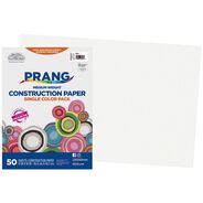 PRODUCTS | Prang 12 in. x 18 in. 50 lbs. Text Weight SunWorks Construction Paper - White (25 Packs/Carton)