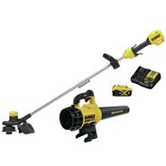 OUTDOOR POWER COMBO KITS | Factory Reconditioned Dewalt 20V MAX Cordless Lithium-Ion 13 ft. String Trimmer and Handheld Blower Kit (4 Ah)