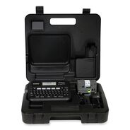 LABEL MAKERS | Brother P-Touch P-Touch 7.4 in. x 7 in. x 2.8 in. 30 mm/s Print Speed Business Expert Connected Label Maker with 2 Roll Sample Tape