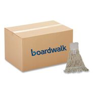 OFFICE AND OFFICE SUPPLIES | Boardwalk 12/Carton Pro Loop Web/Tailband 24 oz. Premium Saddleback Mop Heads - White