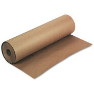 MAILING PACKING AND SHIPPING | Pacon 36 in. x 1,000 ft. 50 lbs. Wrapping Weight Kraft Paper Roll - Natural (1-Roll)