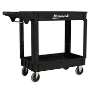 MATERIAL HANDLING | Homak 30 in. x 16 in. Industrial Polypropylene Service Cart