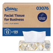 CLEANING AND SANITATION | Kleenex 2-Ply Facial Tissue for Business - White (12 Boxes/Carton)