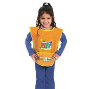 PRODUCTS | Creativity Street Kraft Vinyl Artist Smock, Fits Kids Ages 3-8 - Bright Colors/One Size Fits All