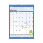 PRODUCTS | House of Doolittle 12 in. x 16.5 in. 12-Month (Jan-Dec 2026) Recycled Seasonal Wall Calendar