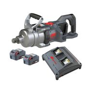 IMPACT WRENCHES | Ingersoll Rand 2x20V 2600 ft-lbs. Nut-Busting Torque 1 in. Square Socket Retainer Ring and Thru-Hole Cordless Impact Wrench Kit With 2 Batteries (5 Ah)