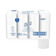 CLEANING AND SANITATION | Scott 2-Ply Septic Safe Essential Extra Soft Coreless Standard Roll Bath Tissue - White (36/Carton)