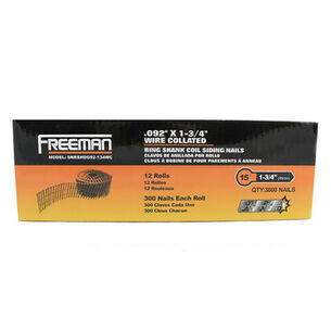 FASTENERS | Freeman SNRSHDG92-134WC Freeman 1-3/4 in. Wire Collated Siding Nails