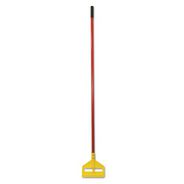 MOPS | Rubbermaid Commercial 60 in. Invader Fiberglass Side-Gate Wet-Mop Handle - Red/Yellow