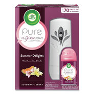 PRODUCTS | Air Wick 5.89 oz Freshmatic Ultra Automatic Starter Kit - White Flowers and Melon Summer Delights (4/Carton)