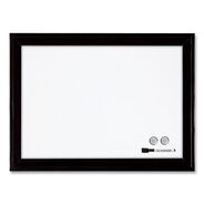 WHITE BOARDS | Quartet 79282 23 x 17 Home Decor Magnetic Dry Erase Board - White Surface/Black Wood Frame