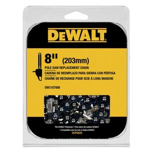 CHAINSAW ACCESSORIES | Dewalt 8 in. Pole Saw Replacement Chain