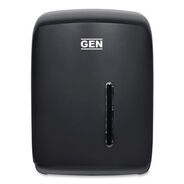PAPER AND DISPENSERS | GEN T600BK 8.99 in. x 8.7 in. x 12.65 in. Centerpull Roll Towel Dispenser - Black