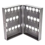 PRODUCTS | CONTROLTEK 7.75 in. x 3.25 in. x 11.5 in. 28-Key Combination Lockable Key Cabinet - Gray