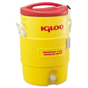  | Igloo 400 Series Industrial 5 Gallon Cooler - Red/ Yellow