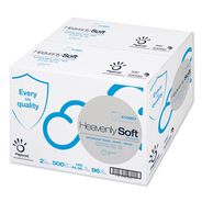 PAPER AND DISPENSERS | Papernet 4.1 in. x 146 ft. 2-Ply Septic Safe Heavenly Soft Toilet Tissue - White (96 Rolls/Carton)