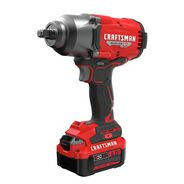 PRODUCTS | Factory Reconditioned Craftsman V20 Brushless RP Lithium-Ion 1/2 in. Drive Cordless High Torque Impact Wrench Kit with Hog Ring Anvil (4 Ah)