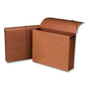 FILE JACKETS AND SLEEVES | Smead 5.25 in. Expansion 1 Section 100% Recycled Redrope Wallets - Letter Size, Redrope (10/Box)