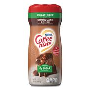 PRODUCTS | Coffee-Mate 12175855 10.2 oz Canister Powdered Creamer - Sugar Free Chocolate Cream (6/Carton)