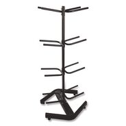 OFFICE FILING CABINETS AND SHELVES | Champion Sports 28 in. x 28 in. x 60 in. U-Ring Double Medicine Ball Tree - Black