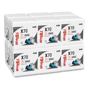 PRODUCTS | WypAll X70 1/4-Fold 12-1/2 in. x 12 in. Cloths - White (76/Pack 12 Packs/Carton)